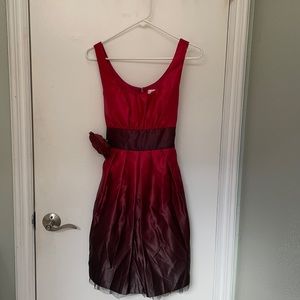 Juniors size 5 Candie’s red ombré dress.